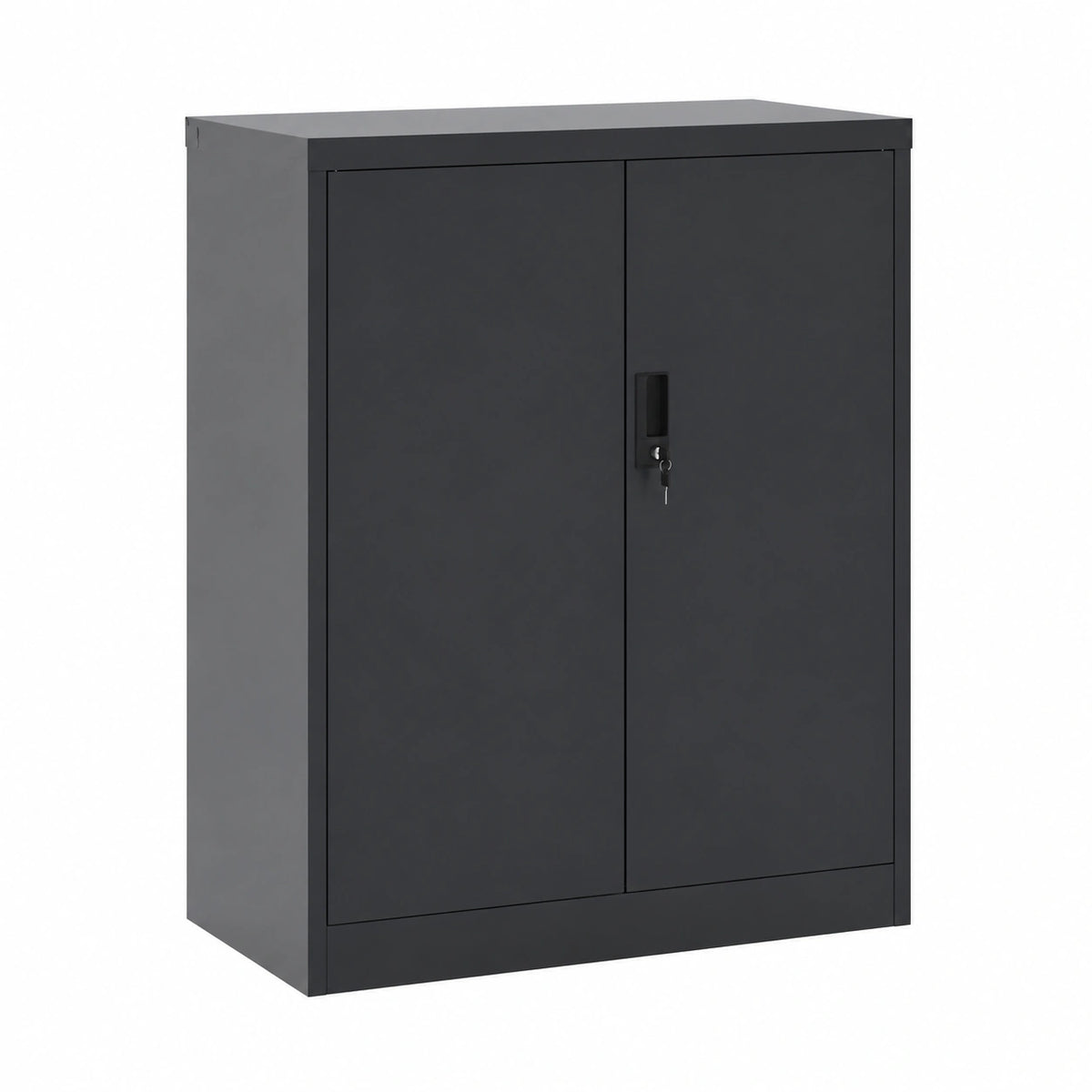 VidaXL Archiefkast 79 × 40 × 90 cm staal antracietkleurig