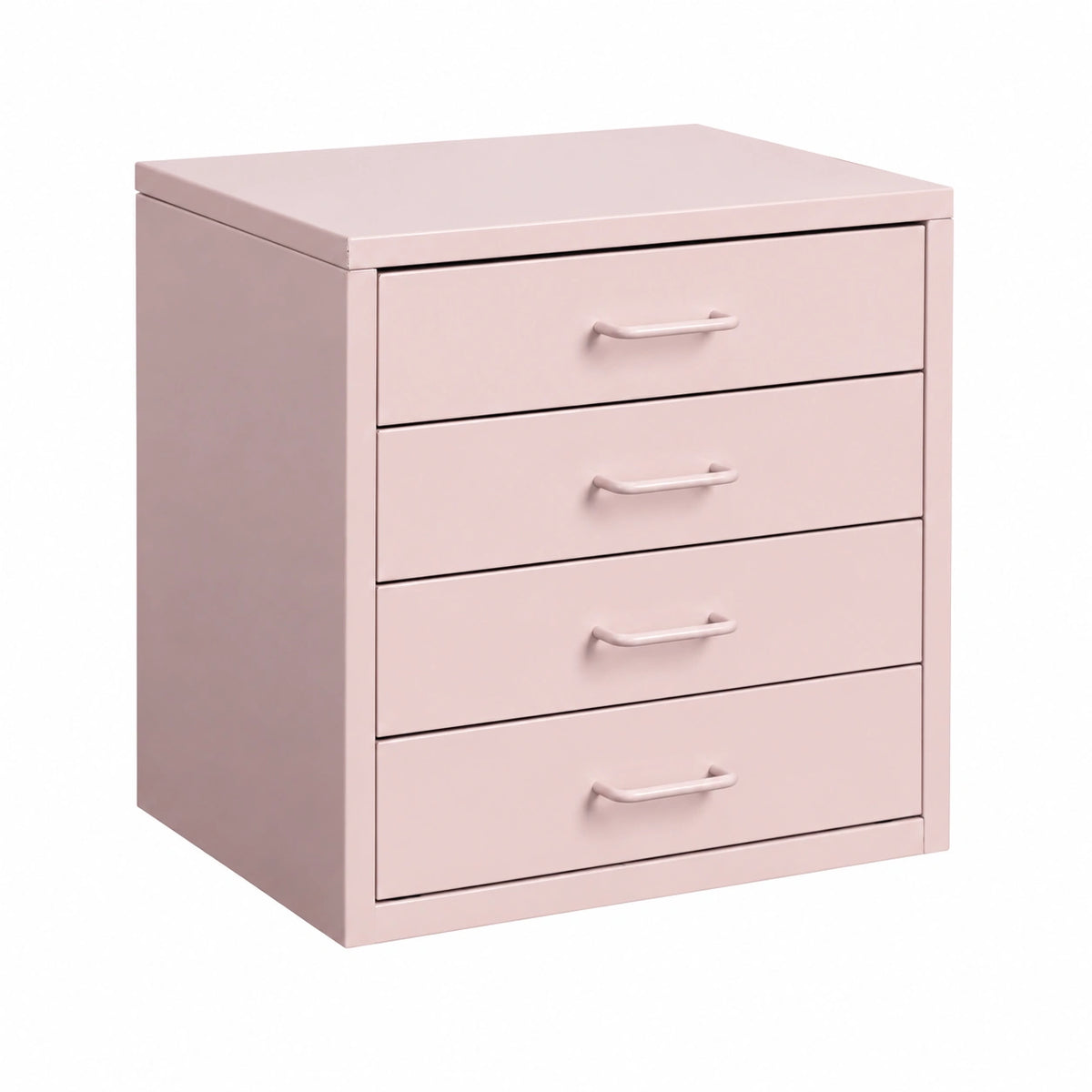 Cassettiera da scrivania con 4 cassetti, organizzatore, cassettiere verticali per formato A4-lettera, cassetto portaoggetti in metallo per l'ufficio